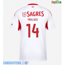 Camisa de time de futebol Benfica Vangelis Pavlidis #14 Replicas 3º Equipamento 2025-26 Manga Curta